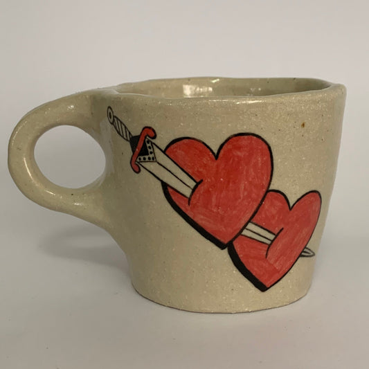 Pierced Hearts Mug